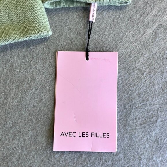 Avec Les Filles  Bomber Jacket Size M Embroidered Eyelet Sleeve - Picture 11 of 14